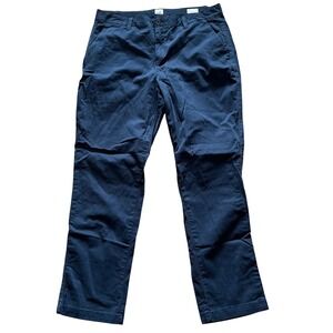 GAP Girlfriend Chino Navy Blue Cotton Stretch Casual Pants Womens Size 12
